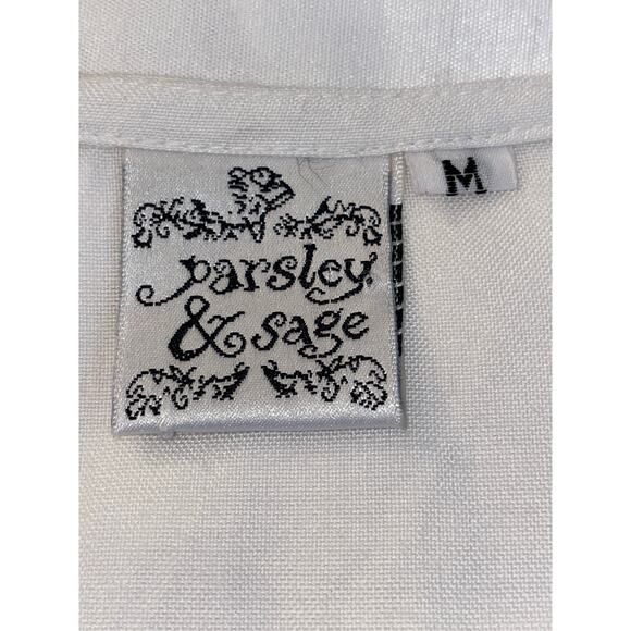 Vintage Parsley & Sage Dress with Quilted Detailing - Size M - Picture 8 of 9